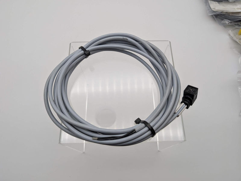 Festo KME-1-24DC-5-LED Solenoid Coil Cable 3 Pin Plug 5 Meter Cable 4A 24V 2