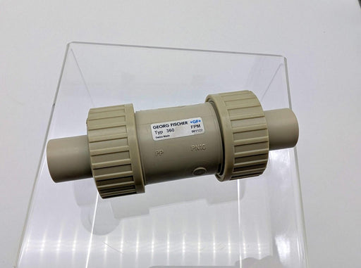 Georg Fischer 25mm Ball Check Valve Butt Fusion PP Body FPM Seals 167.360.493 1