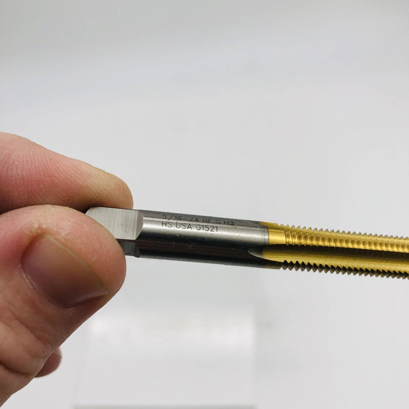 Exactek 3195403 End Mill 5/16-24 4 Flute H3 Bott HSS Hand TiN G1521 3