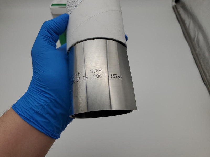 6" x 100" Steel Shim .006 Gauge .152MM Cold Rolled Precision Brands 16A6 / 16345 3