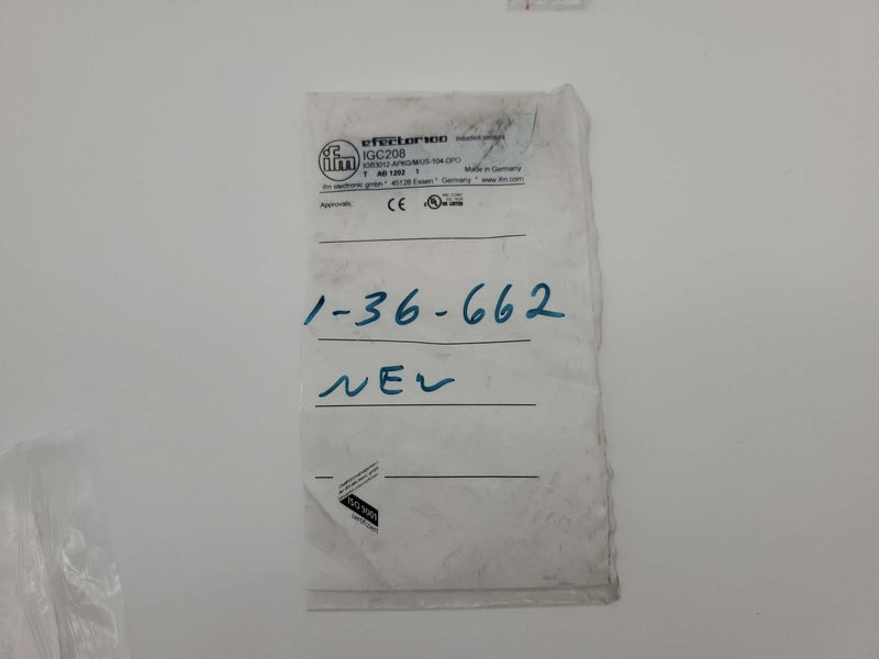 IFM IGC208 Inductive Proximity Sensor Switch 18mm Diam 12mm Detection Range NC 5