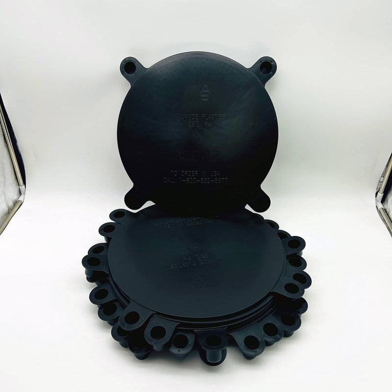 Essentra 30012A Studded Raised Face Flange Protector 12in Blck Quickfit Pk of 10 9