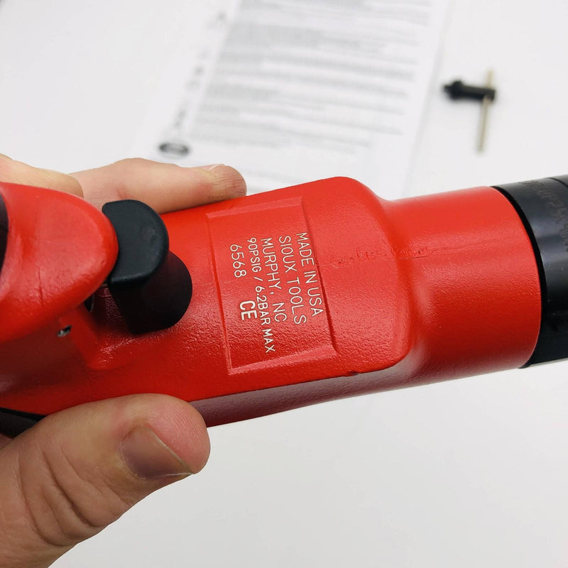 Sioux SDR10P25R4RR Pistol Grip Drill Air 1HP Rapid Reverse 2500RPM 1/2 Chuck 12