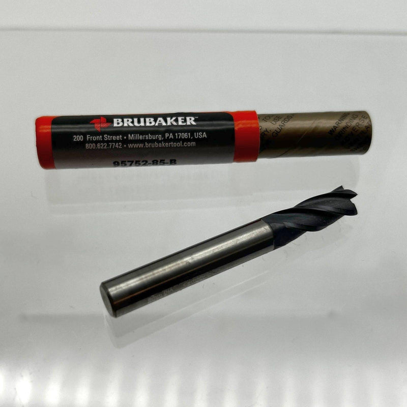 Brubaker 92745 Endmill Carbide 4 Flute 8.0X8.0X20.0X63.0 ALTIN 95752-85-B 1