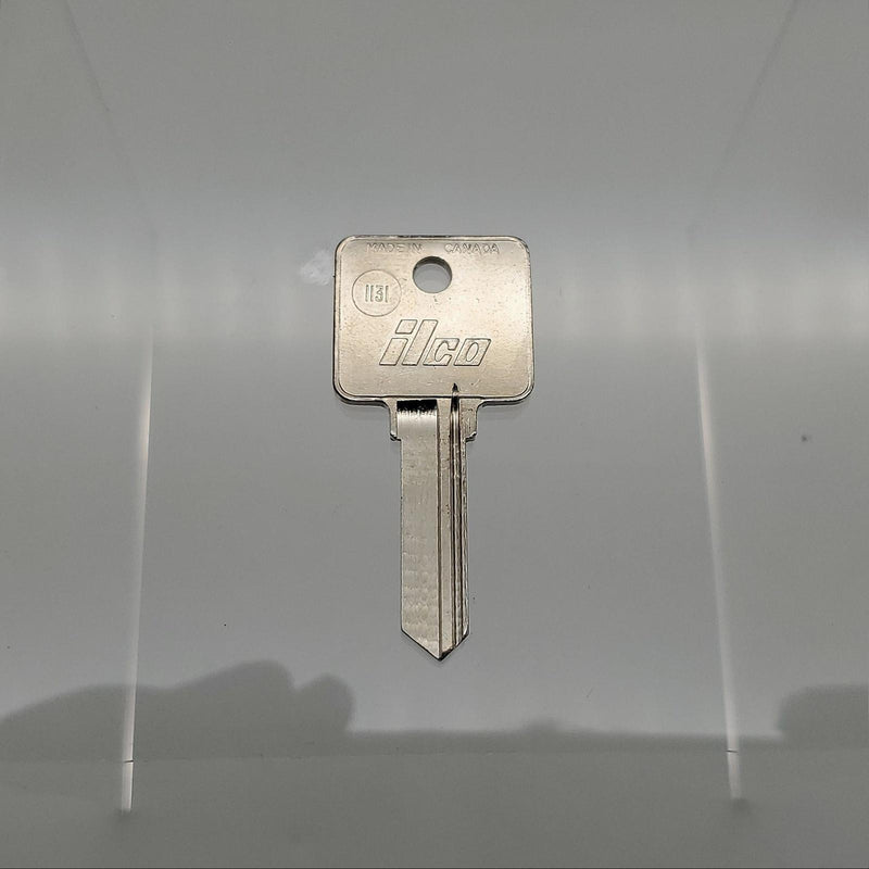 5x Ilco 1131 Key Blanks for some Arco Bag Locks Nickel Plated NOS 1