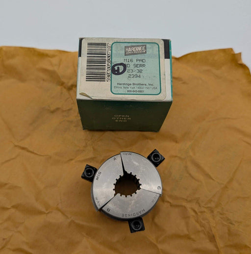 Hardinge M16 1-1/32 Round Serrated Collet Pads 3-Segment for M-Series Collet 1