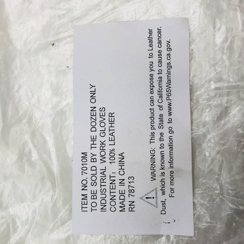 Liberty 7010 Leather Driver Glove Medium Reg Grain Pigskin Straight Thumb 12prs 2