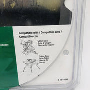 Koki 18108M Hardi Board Blade 10in Fiber Cement 6 Tooth Polycrystalline Diamond 3