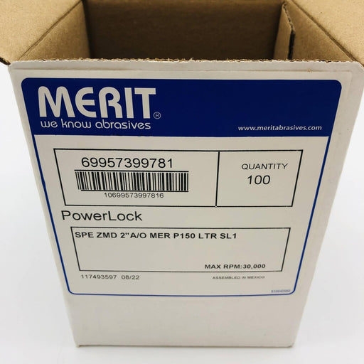 Merit 69957399781 Sanding Disc 2in Quick Change AO Type 1 SPE ZMD 100/Box 1