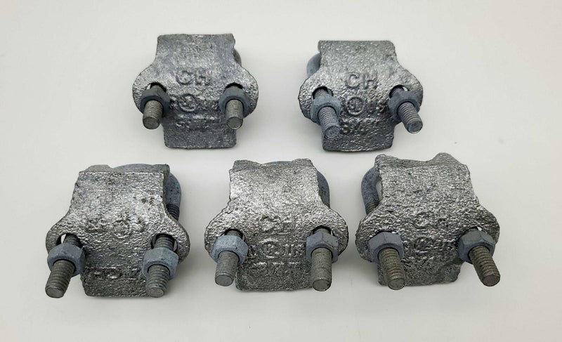Crouse-Hinds RAC75HD 3/4" Right Angle Counduit Clamps Galvanized Iron 5 Pack 1