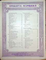 1910 Alma Where Do You Live Sheet Music Large Kitty Gordon Jean Briquet G Hobart 3