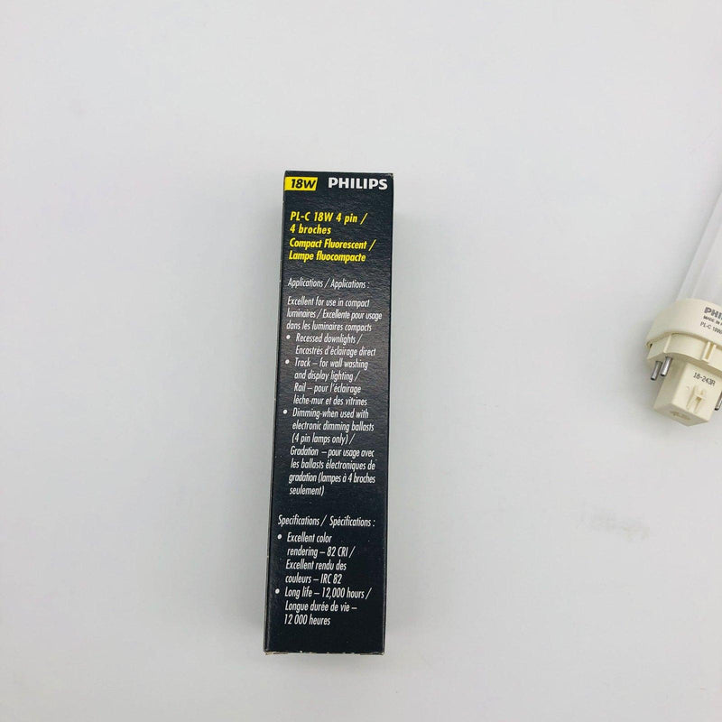 1x Philips 383323 Lamp PL-C 18W/835/4P/Alto 3500K White 1250 Lumens Industrial 3