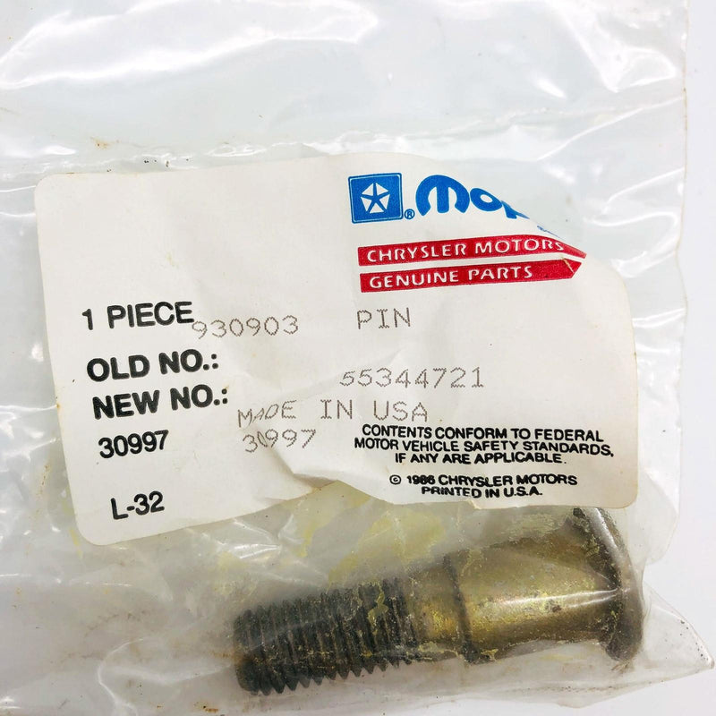 Mopar 55344721 Pin for Door Latch Striker OEM NOS Sealed Replaces 930903 7
