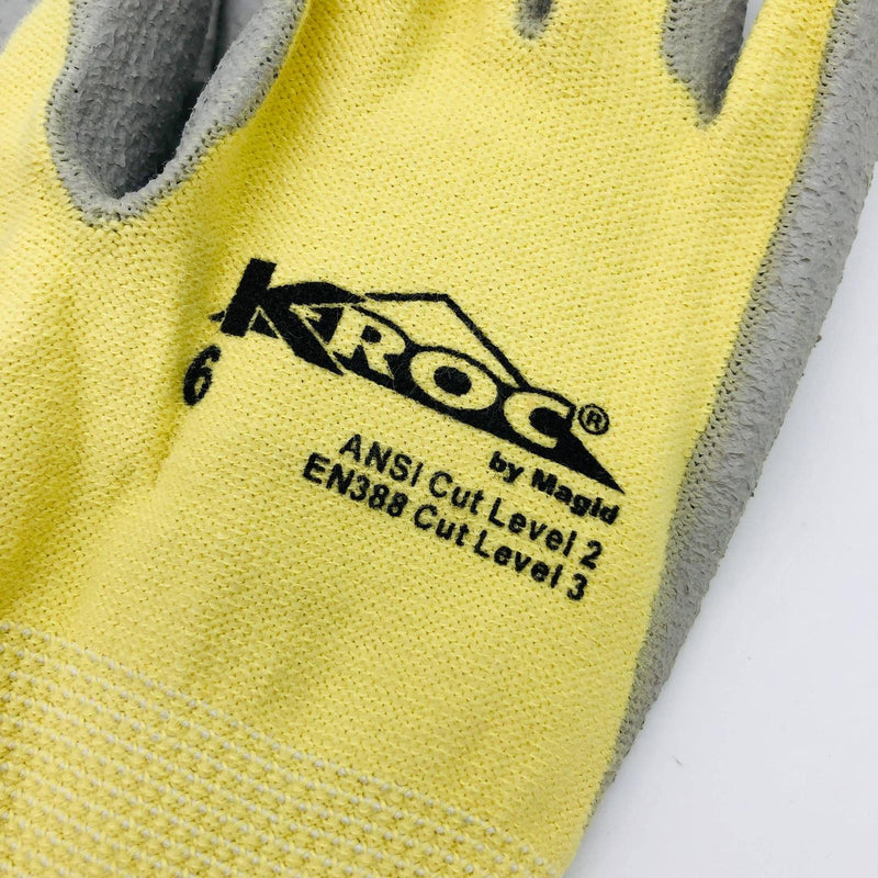 Magid K-Roc KEV4327 Work Gloves Small Para-Aramid Blend PU Palm Coated 12 Pairs 3