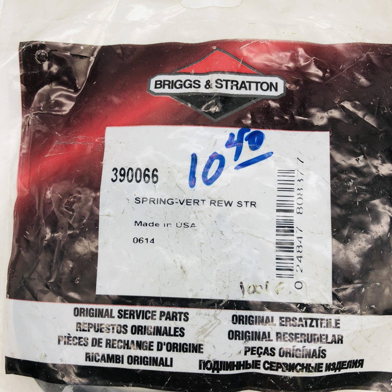Briggs and Stratton 390066 Spring Vertical Rewind Starter OEM New NOS Sealed 2