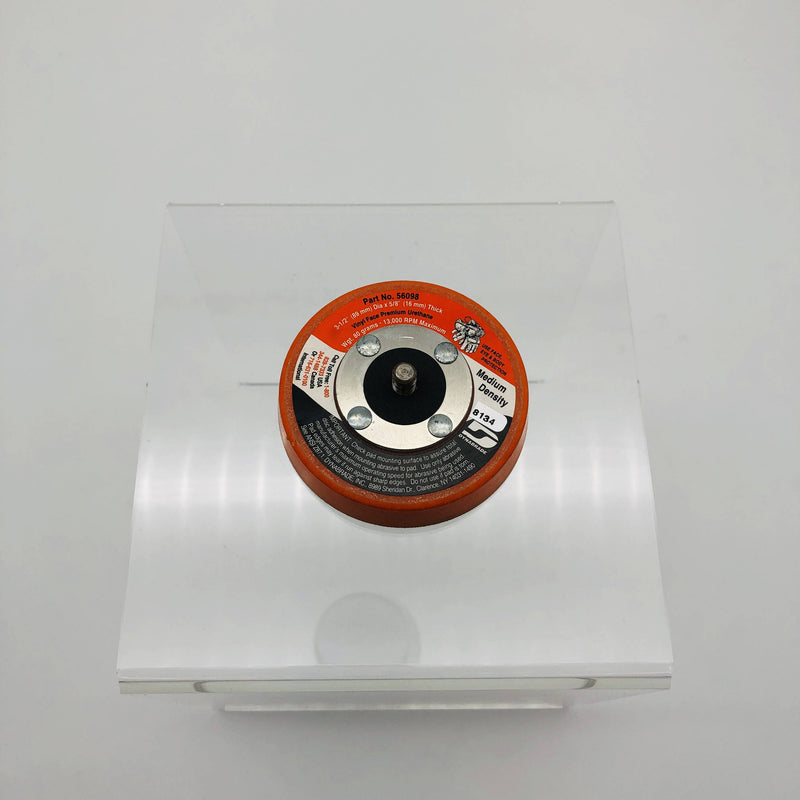 Dynabrade 56098 Disc Pad 3-1/2in Non Vacuum Vinyl Face 5/8" Thickness Medium 6