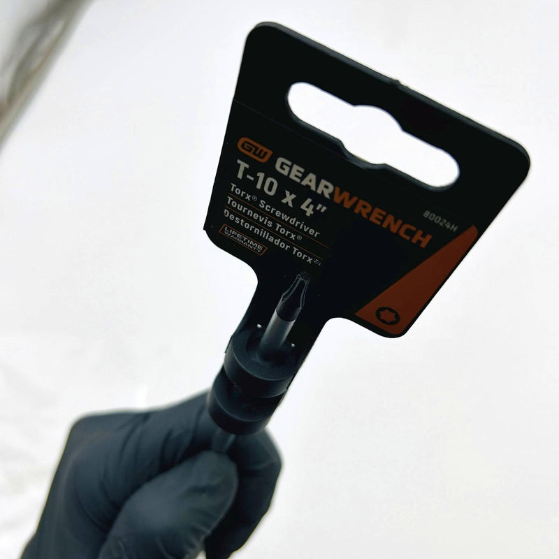 GearWrench 80024H Screwdriver Dual Material Mag T10x4 Torx Black Oxide Lot of 3 2