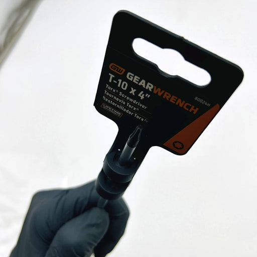 GearWrench 80024H Screwdriver Dual Material Mag T10x4 Torx Black Oxide Lot of 3 2