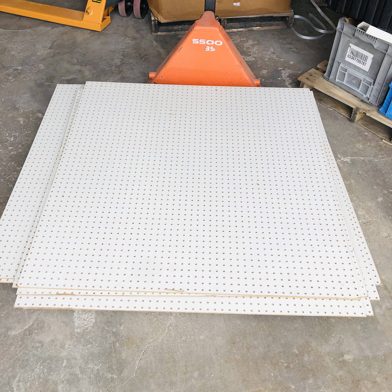 Pegboard Sheets Lot of 15 48.5in x 46.75in
