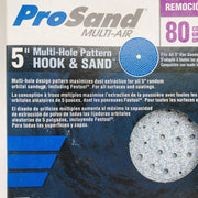 Norton 07660703223 Hook & Sand Discs 5in 80 Grit Multi Air Multi Hole 10pk 8