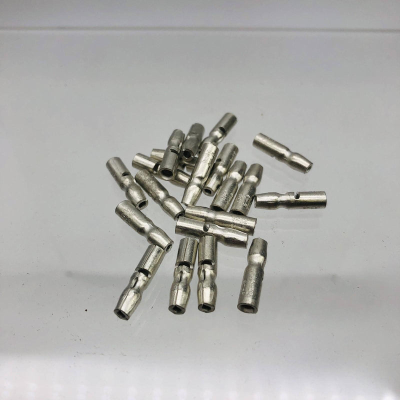 TE Connectivity 34846 Shur-Plug Terminal 16-14 AWG Crimp Straight Lot of 20 7