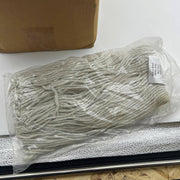 Cotton Lie Flat Mop Head 1/4" Threaded Bolt 16oz Versapro 4408-11969 12pk/Case 6