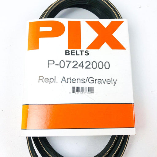 Pix Belts P-07242000 Lawn Mower V Belt Replaces Ariens Gravely 0724200 New NOS 2