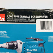 Makita FS4200 Drywall Screwdriver Screw Gun 4000 RPM Corded 1/4in Chuck Hex 6A 4