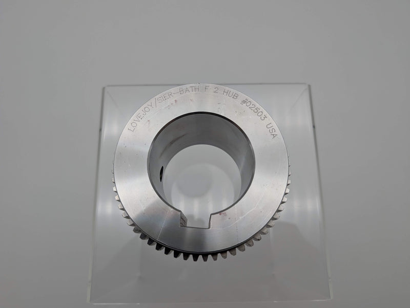 Lovejoy Sier-Bath F 2 Gear Hub 2-3/8" Bore 5/8" Keyway #02503 No Set Screws 2