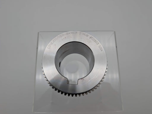 Lovejoy Sier-Bath F 2 Gear Hub 2-3/8" Bore 5/8" Keyway #02503 No Set Screws 2