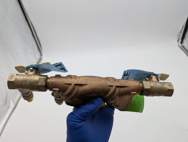 Apollo DCLF4A 1/2" Double Check Valve Backflow Preventer 11" OAL 6