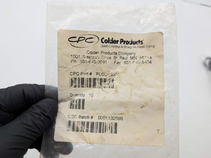 Colder Products PLCD13004 Quick Disconnect Couplings 1/4" PTF Acetal Pack of 2