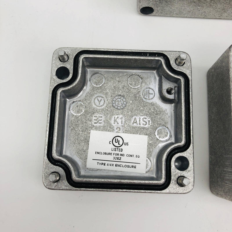 2pk Weidmuller 0342000000 Aluminum Enclosure Empty Housing Klippon K1 6