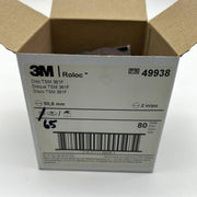 3M Roloc 49938 Quick Change Disc 2inch TSM 361F AO 80 Grit Medium 65pk/Box 2