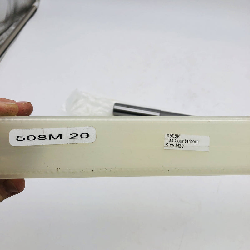 Michigan Drill Co 508 Counterbore M20 Solid Pilot HS SS Metric 2