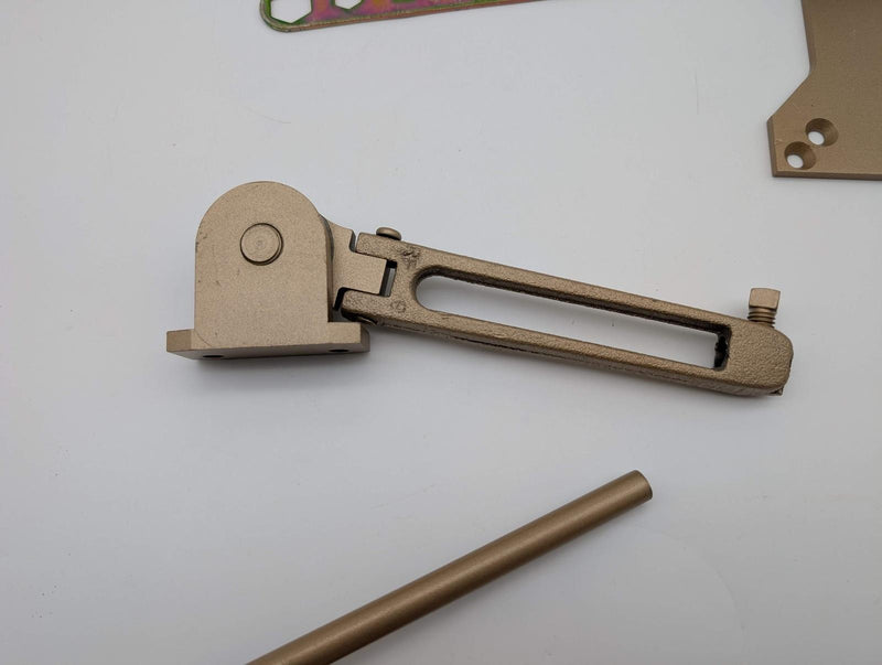 Yale 155BC Narrow Stile Door Closer Tri-Pack Hold Open Backcheck Bronze Lacquer
