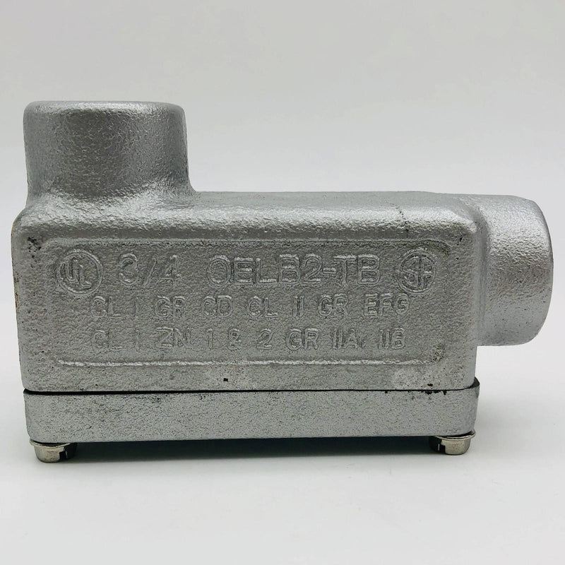Thomas & Betts OELB2-TB Conduit Body Outlet Box with Cover 3/4in Iron OELB Style 9