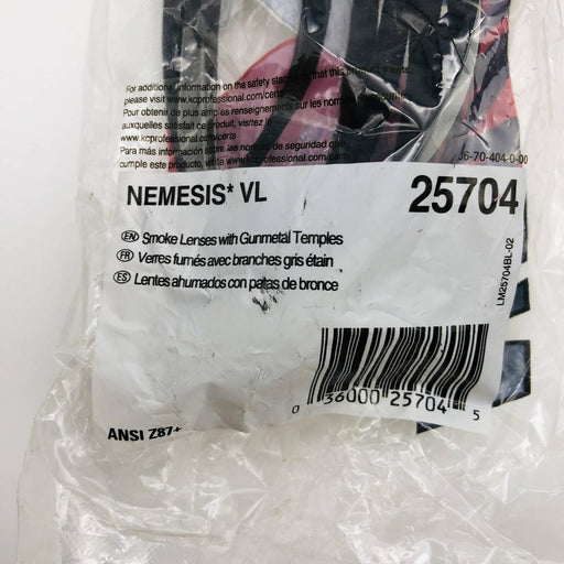 Jackson 25704 Safety Glasses Nemesis VL Smoke Lens Gunmetal Temples 4 Pairs 2