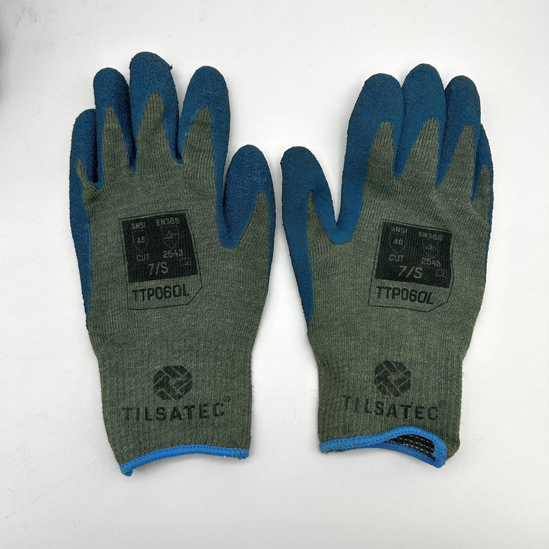 Tilsatec TTP060L Cut Resistant Glove Sz Small 7 Blue Latex Palm Coat A6 12 Pairs 3