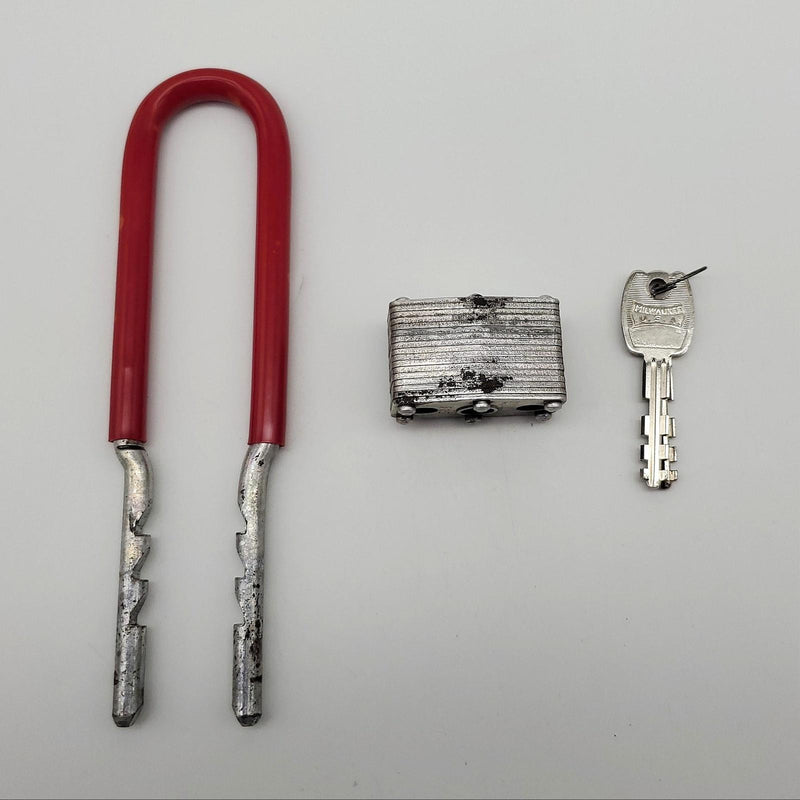 Master Lock No 518 Bike Lock Vinyl Coated Shackle 6-5/8"L x 0.3"D USA Made 3