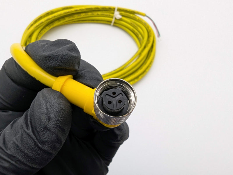 Turck WKB 3T-6/S105 1/2" MicroFast 3 Pin Female Cable 6 Meter U2230-1