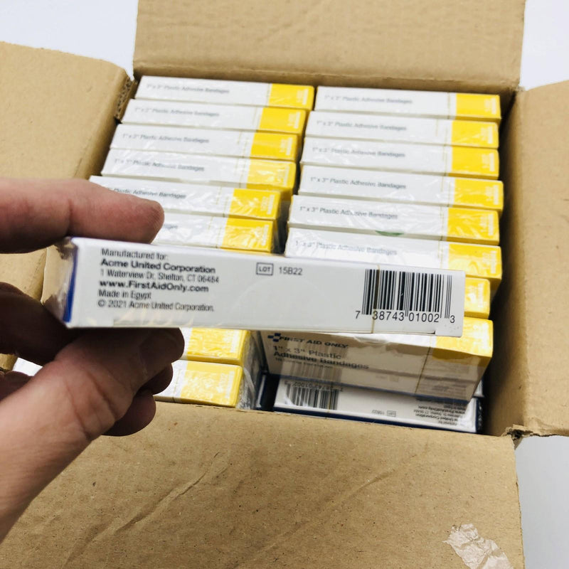 Acme First Aid Only 1-002 Plastic Adhesive Bandages 1in x 3in 59 Boxes of 16pcs 7