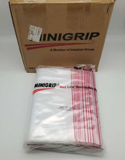 MiniGrip 12" x 15" Reclosable Bags Clear 4 Mil Polyethylene Pack of 500 1