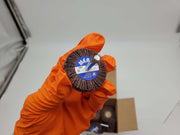 Merit 2" x 1/2" Flap Wheels 60 Grit 25,000 RPM Max 1/4" Shank Pack of 10 2