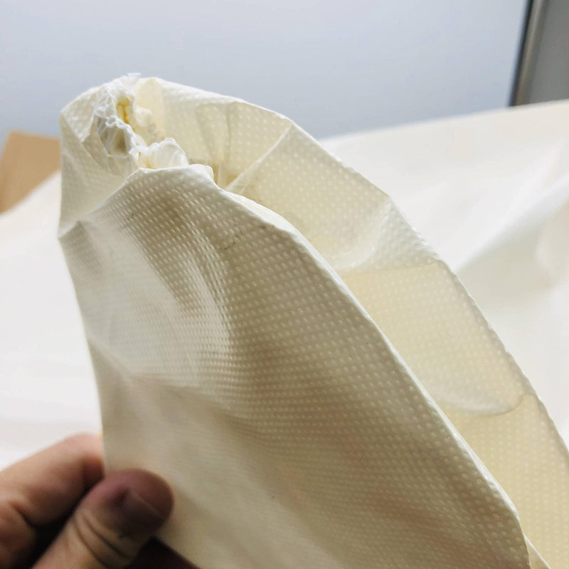 Kleenguard 45664 White Coverall A80 X-Large Zip Hood Boot Storm Elastic 12pk 5