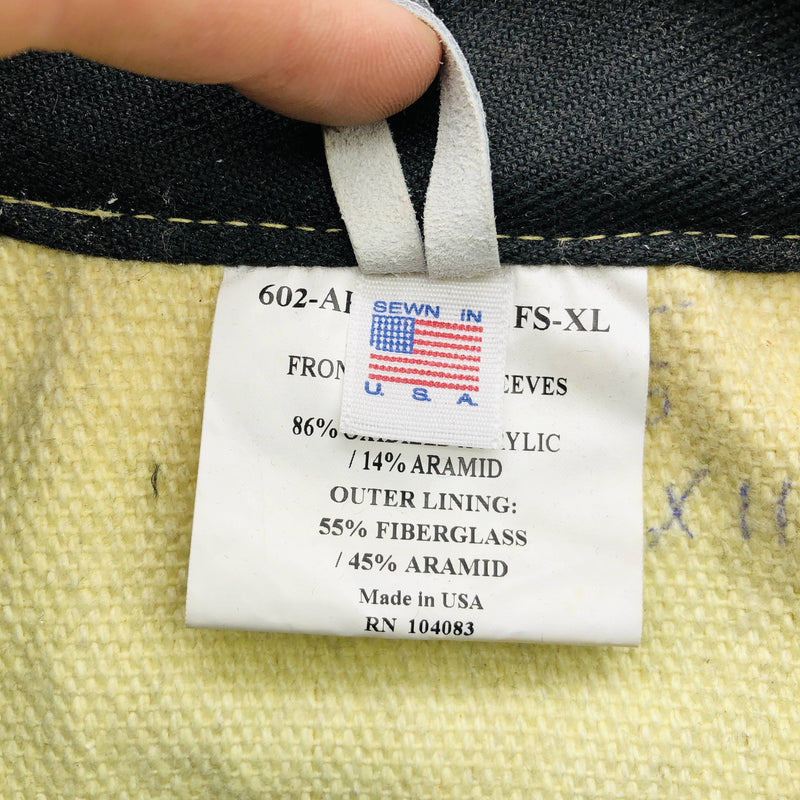 Chicago 602-AKVVBCX11FS-XL Heat Resistant Coat XL 45in Vented 19oz 3