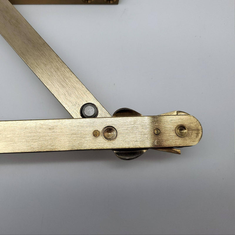 Rixson 8-2221 Door Holder & Stopper Satin Brass 8-HD Heavy Duty Surface Mount 3