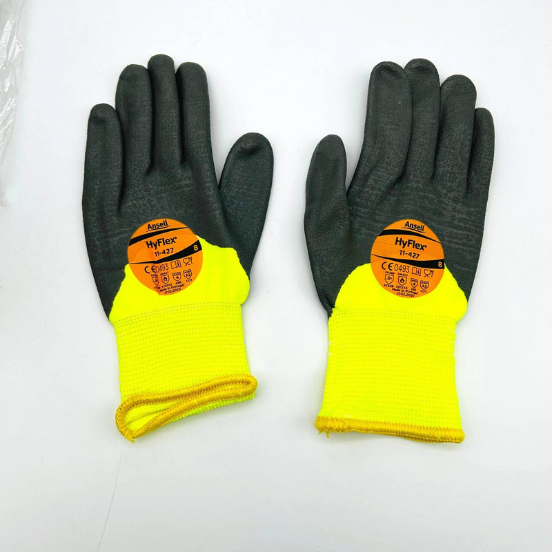 Ansell HyFlex 11427 Cut Resistant Work Glove Size 8/Medium Nitrile/Poly 12 Pairs 3