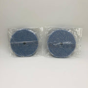 2pk Rupes 9.BW180H Coarse Blue Wool Pad 170mm - 6.75in Big Foot Polishing 7