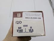 10x Ilco X140 / VL8 Key Blanks for Some Older Volvo Vehicles Nickel Plated 3